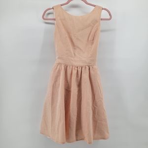 Lauren James Emerson seersucker dress in orange M